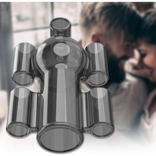 Men Penis Vibrator USB Charging Delay Time Ejaculation Penile Exerciser Sex Toy