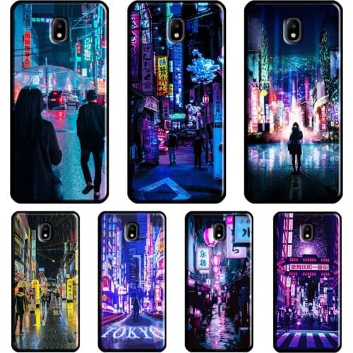 Neon Tokyo Seoul For Samsung Galaxy J3 J5 J7 2016 A3 A5 2017 A6 A8 J4 J6 Plus J8 J2 Core 2018 Phone Cover