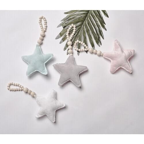 Nordic Style Star Heart Garlands Ornaments Christmas Kids Girls Room Baby Tents Decorations Dream Catcher Photography Props Gift