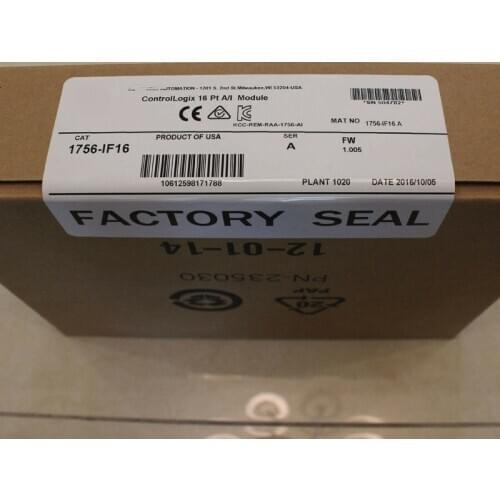 New and Original 1756-IF16 Controllogix 16 PT A/I Module