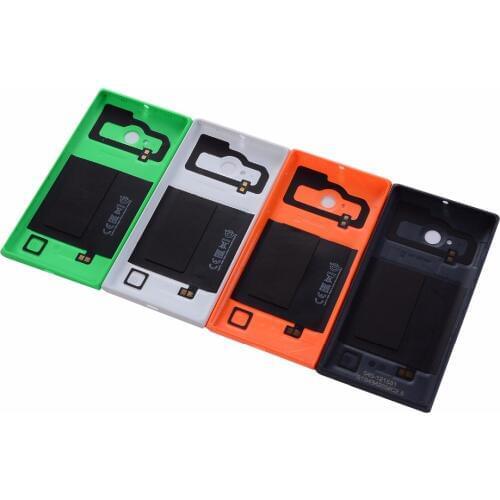 Original Housing Battery Door For Nokia Lumia 730 735 Back Battery Cover Case With NFC Wireless Charging
