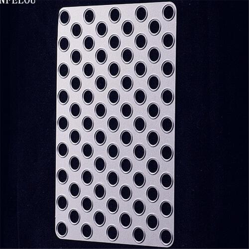 PANFELOU Easter Round hole panel Scrapbooking card album paper die metal craft stencils punch cuts dies cutting