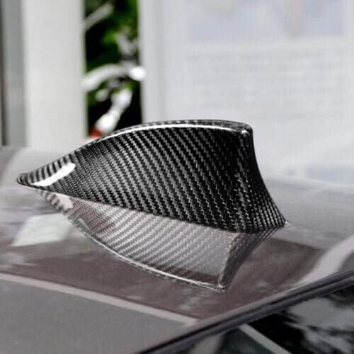 Durable Anti-scratch Waterproof Shark Fin Antenna Cover Carbon Fiber Antenna Cover Sticker Exterior Modification for BMW