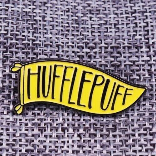 Hufflepuff Houses Crests Brooch just and loyal enamel pin perfect gift for potter fans
