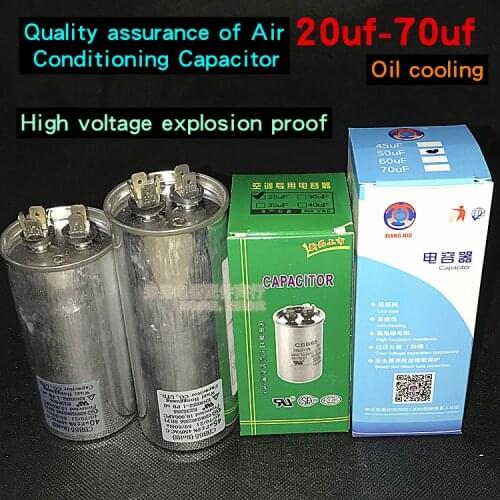 Air conditioner starting capacitor CBB65 starter Capacitor Compressor starting capacitor 25 30 35 40 50UF
