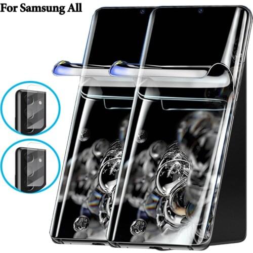 3in1 note20 hydrogel film For Samsung S10 Screen Protector s20ultra s20 plus s10 Camera Glass galaxy s10plus s 20 note 20 ultra