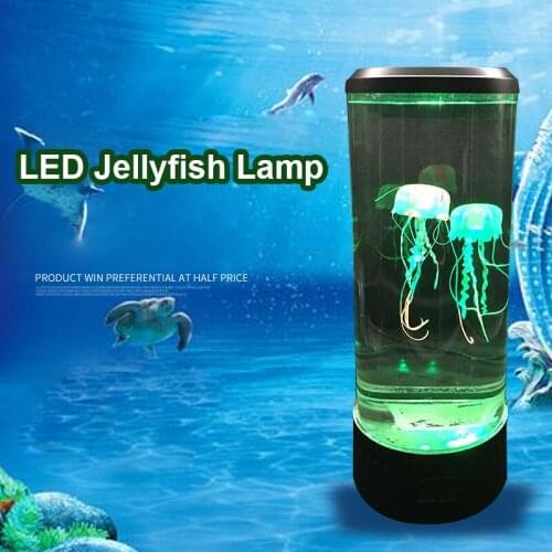 Led Jellyfish Lamp Color Changing Nightlight Usb Battery Powered Jellyfish Tank Led Lamp Children Room Night Light Gift For Kids