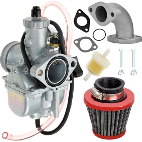 VM22 26mm Carburetor Air Filter Intake Pipe Kit for Mikuni 110Cc 125Cc 140Cc Pit Dirt Bike Pitpro ATV SSR