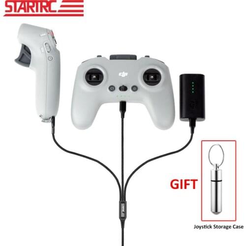 STARTRC Drone Charging Cable USB to Type-C Cables Nylon 1.2M for DJI FPV Motion Remote Controller Goggles V2 Battery Accessories