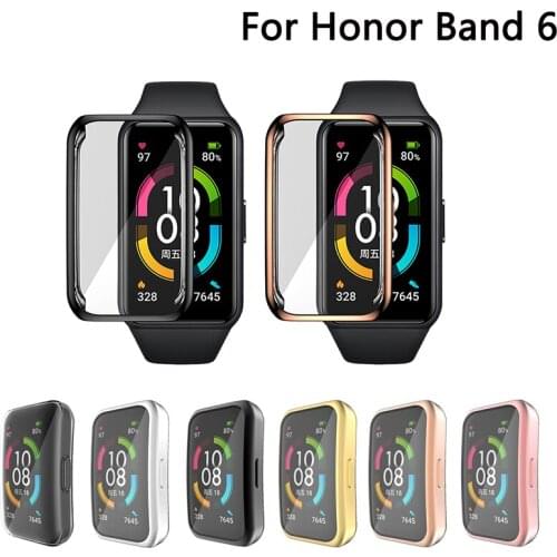 Protective Case for Huawei Honor Band 6 Watch Cover TPU Full Screen Protector Shell For Honor Band 6