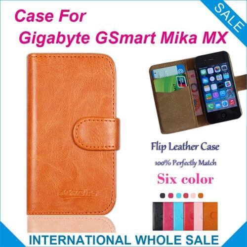 Factory price ,High Quality Fashion Wallet Stand Flip Leather for Gigabyte GSmart Mika MX Case tracking number
