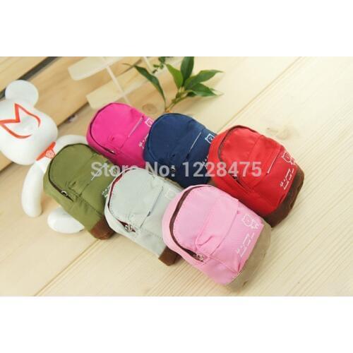 1pcs/lot MINI schoolbag shape stationery holder Multifunction coin purse Kawaii Small Key bag Fashion novelty wallets
