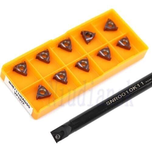 1pc SNR0008 SNR0010K11 SNR0012 SNR0013 SNR0016Q11 SNL Thread Turning Tool Holder 10pcs 11ER AG55 VP15TF 11IR AG60 Carbide Insert