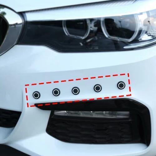 10PCS Car Rear Bumper Protector Rubber Door Corner Guard Scratch Sticker Black White Universal Auto Front Bumper Lip Splitter