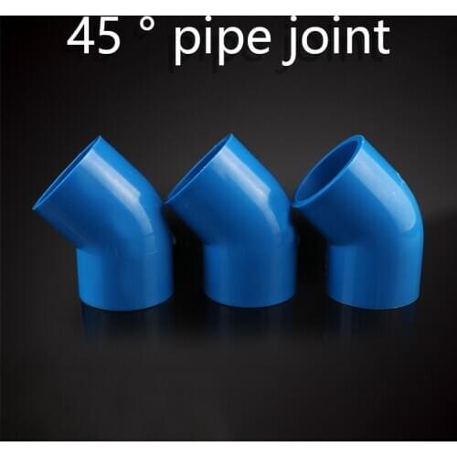 45 pipe joint PVC Water Supply Pipe 45 Degree Elbow Pipe Connector Upper Water Pipe Fittings Garden Irrigation Pipe Joints