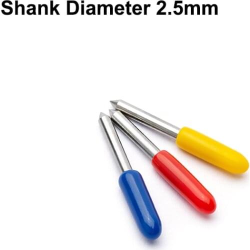 5pc High Quality 45 Degree Blades Knife for Roland GCC Jaguar Vinyl Cutter Cutting Plotter 2.5mm Diameter