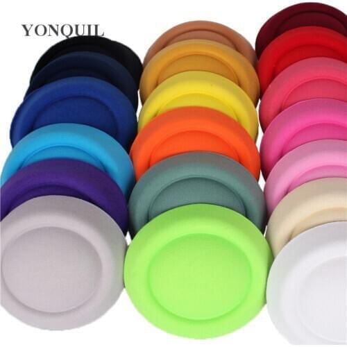 6.3"(16 CM) 16 Color Mini Top Fascinator Hats Headwear Hot Sale Party Hats,DIY Hair Accessories Pillbox Hats For Ladies Chapeau