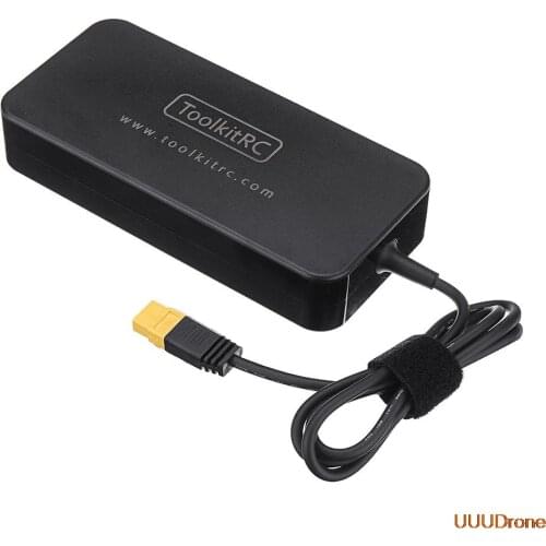 ToolkitRC AC Power Adapter 180W Output Power XT60 Plug 19.5V 9.23A for RC LiPo Battery Charger Balance Like iSDT DC Charger