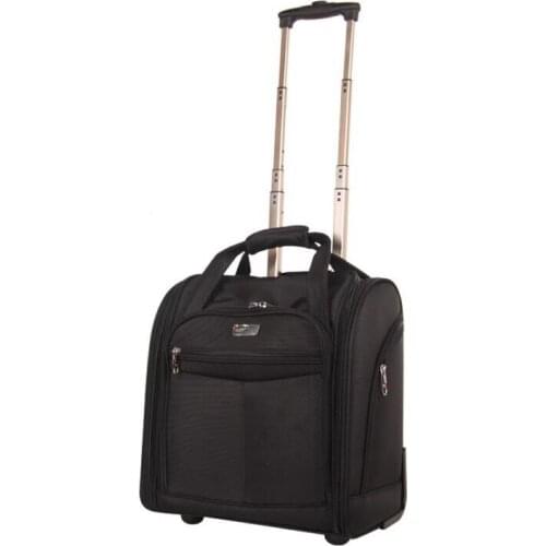 Oxford 18 inch Business Travel Suitcase Men Rolling hand Luggage Suitcase Travel Baggage Bag Travel Trolley Bag with wheels