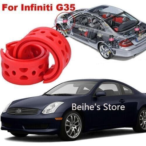 For Infiniti G35 Shock Absorber Spring Bumper Power Cushion Buffer 2pcs Front