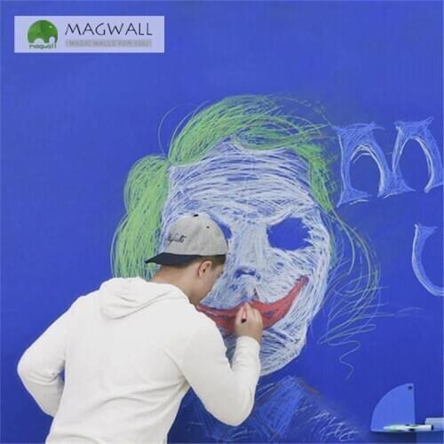 Magnetic double-layer cold color writing board 0.9*1.2m eco-friendly erasable dust free chalkboard sheet