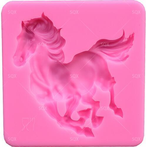 Horse Fondant Cake Baking Molds,Moule Silicone,Cake Decorating Tools Pastry Tools MR61