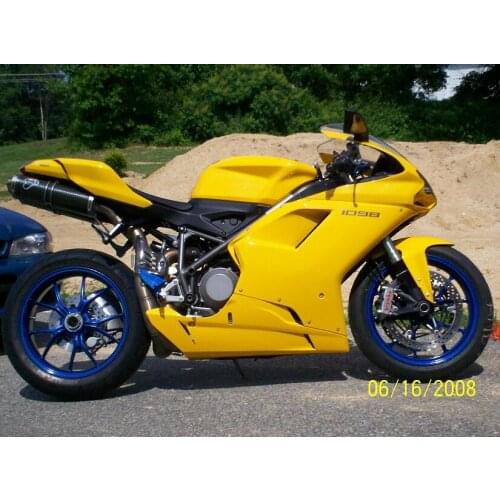Yellow fairing kit for Ducati 848 1098 07 08 09 10 11 fairings set 848 1198 2007 2008 2009 2010 2011 DY64