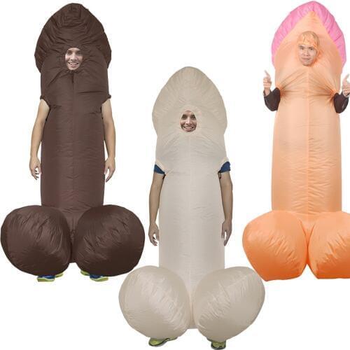 Halloween costume for woman penis party for fun inflatable willy costume cosplay costume for unisex adults