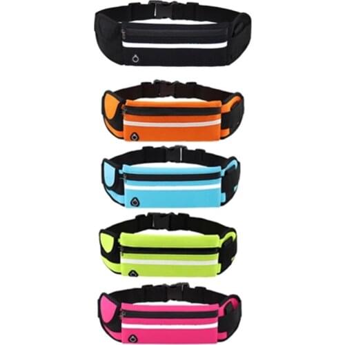 Multifunctional Travel Sports pocket mini fanny pack for men women Portable convenient USB waist pack waterproof phone belt bag
