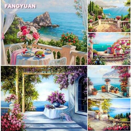 Diy 5D Art Cartoon Nature Landscape Diamond Painting Accessories Full Drill Embroidery Cross Stitch Wall Painting Kit Home Decor