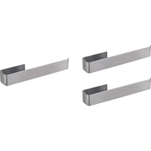 Hand Towel Rail Hand Towel Ring Wall Mounted Stainless Steel Brushed Bath Towel Holder Bathroom Kitchen