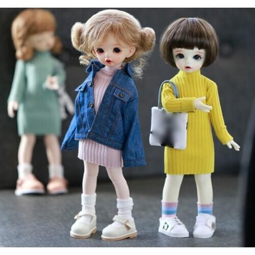 30cm BJD doll clothes fits 1/6 BJD doll fashion Base Slim Knit Sweater for Blyth SD DD Bjd doll clothing accessories girls toys