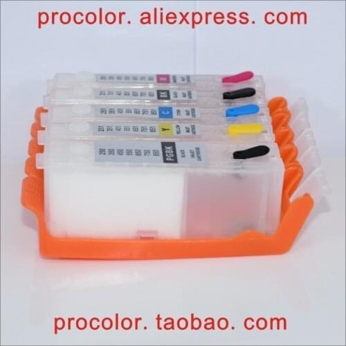 PGI550 CLI551 FOR Canon Ink Cartridges PGI 550 CLI 551 for Pixma iP7250 MG5450 MG5550 MG5650 MG5655 MG6350 MG6450 MX925 printer