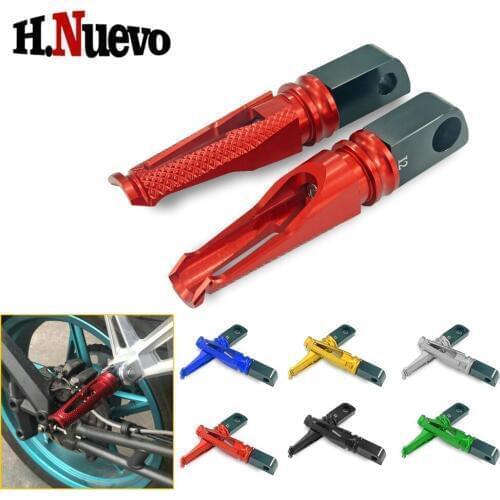 Rear Footrest Foot Rest Pad Peg For Kawasaki Ninja250 Ninja300 Ninja400 Moto Accessories For Kawasaki Z250 Z300 Z400 Motorcycle