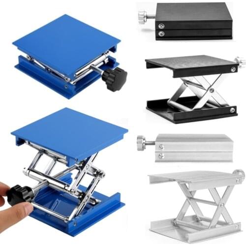 Portable Woodworking Machinery Router Lifter Adjustable Engraving Laboratory Lift Platform Experiment Plate Table Manual Stands