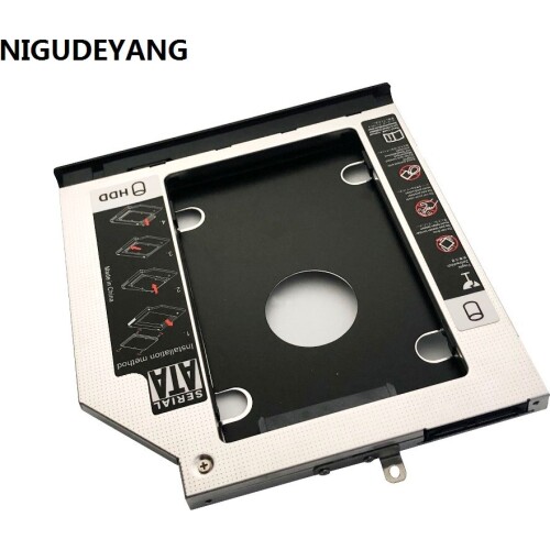 SATA 2nd Hard Drive SSD HDD Module Caddy Adapter for Acer EX2519 N15W4 With Bezel and Bracket