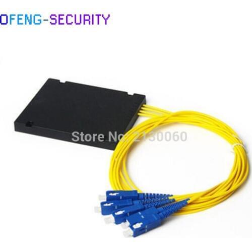 SC UPC PLC Splitter 1X4 Single mode LC fiber optic splitter 1x4 SC UPC plc splitter/ 1x4 plc Fiber splitter FBT Optical Couple