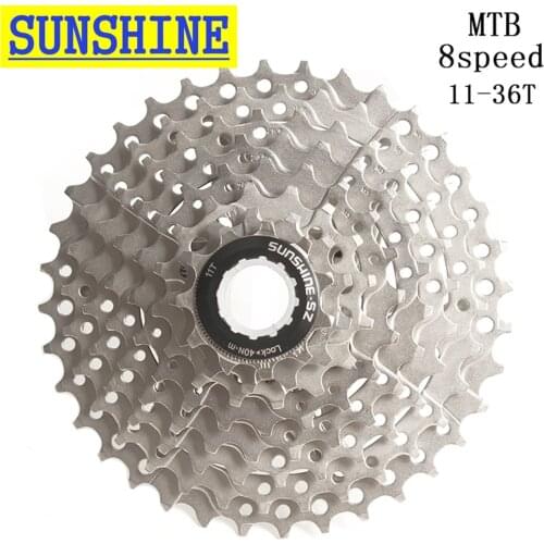 SUNSHINE-SZ MTB Mountain &city Bike 8s 24s 8Speed 11-36T Cassette Freewheel Sprockets for Bicycle Parts flywheel