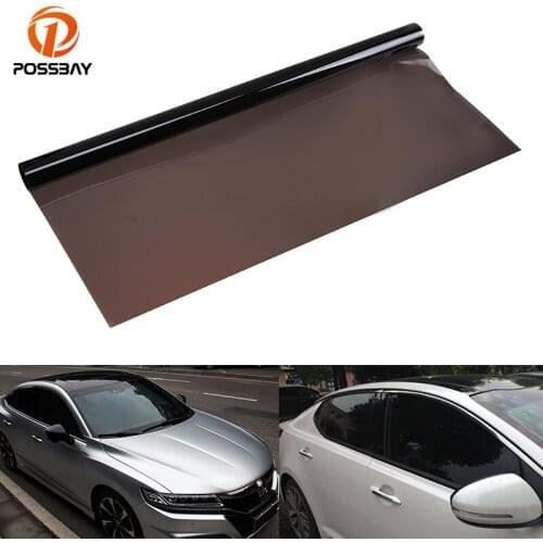 Universal Car Auto Bus Side Window Stickers UV Protect Anti-uv Tint Film Tinting Roll Black Membrane Glass Stickers 50*300cm