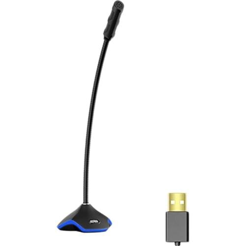 USB Microphone Game Microphone Plug and Play Computer Microphone Omnidirectional Microphone with Mute Button