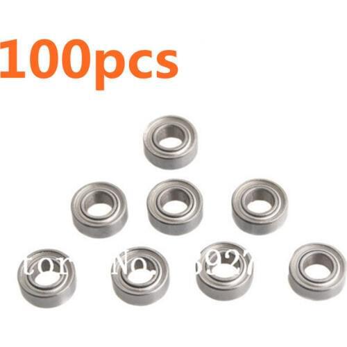 100pcs/set RC Upgrade Parts Aluminium Ball Bearing 10*15*4mm For 1/10 Scale Models TAMIYA CC01 RC Car Remote Control Car