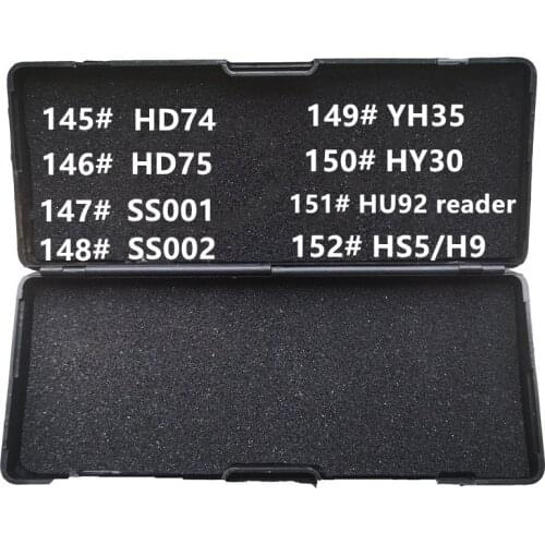 145-152# 2021 new 2in1 Lishi 2 in 1 Tool HD74 HD75 SS001 SS002 HS5/H9 locksmith tool for car key