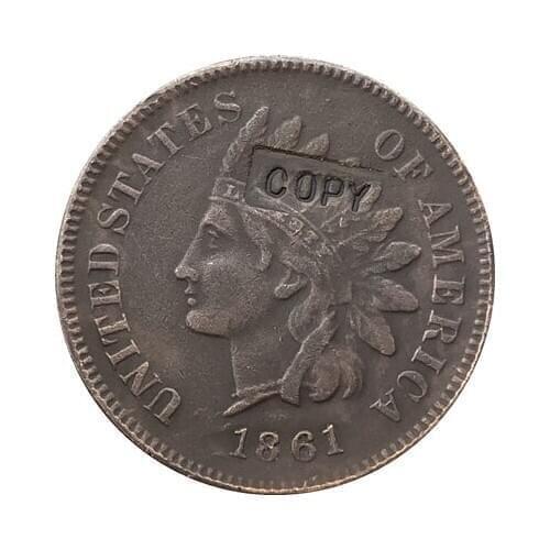 1861 Indian head cents coin copy
