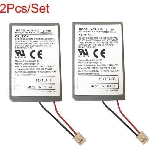 2Pcs 2000mAh Battery Pack + USB Charger Cable For Sony PS4 Dualshock4 Gamepad Battery Wireless controller Rechargeable Batteries