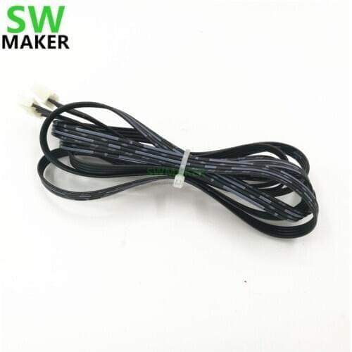 SWMAKER 2pcs stepper motor line/cable for Wanhao Duplicator 5S D5S, mini 3DS printer spare parts 130mm stepper motor cable line