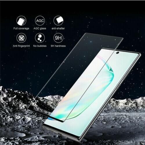 3D curved full glue screen tempered glass film for Samsung Note 20 ultra 10 pro 9 8 S20 ultra plus S10 S10E S9 finger unlock
