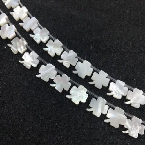 40pcs 12mm Flower white MOP Perlen Naturliche Perlmutt Muschel Perlen spezielle unique design for fair ladies
