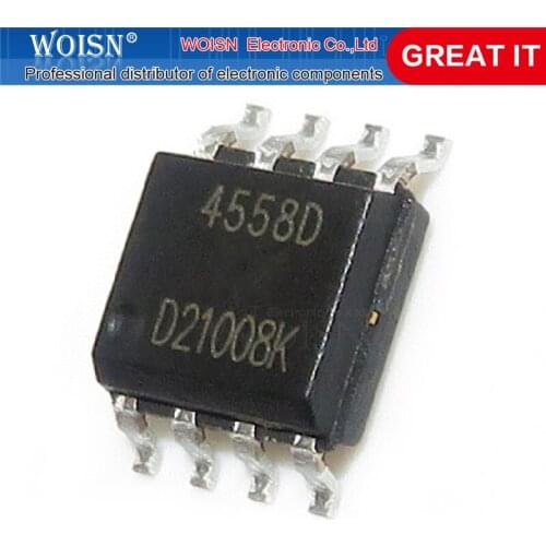 5pcs/lot JRC4558 JRC4558D 4558 4558D SOP-8 In Stock