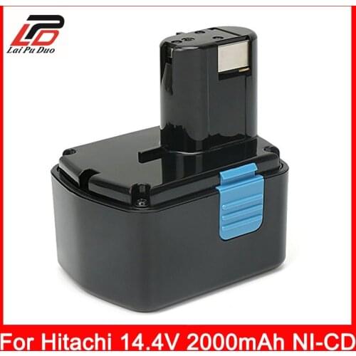 Rechargeable Power Tool Battery for Hitachi 14.4V 2000mAh NI-CD EB1414S EB14B EB1412S 324367 EB14S DS14DL DV14DL CJ14DL DS14DVF3