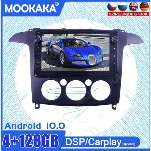 Android10 6+128 For Ford S-Max 2006-2008 Multimedia Radio Player Touch Screen Stereo GPS Navigation System DSP Carplay